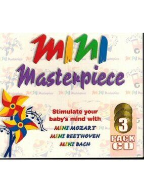 Mini Masterpiece Stimulate Your Baby's Mind 3 CD Set Mozart Beethoven Bach